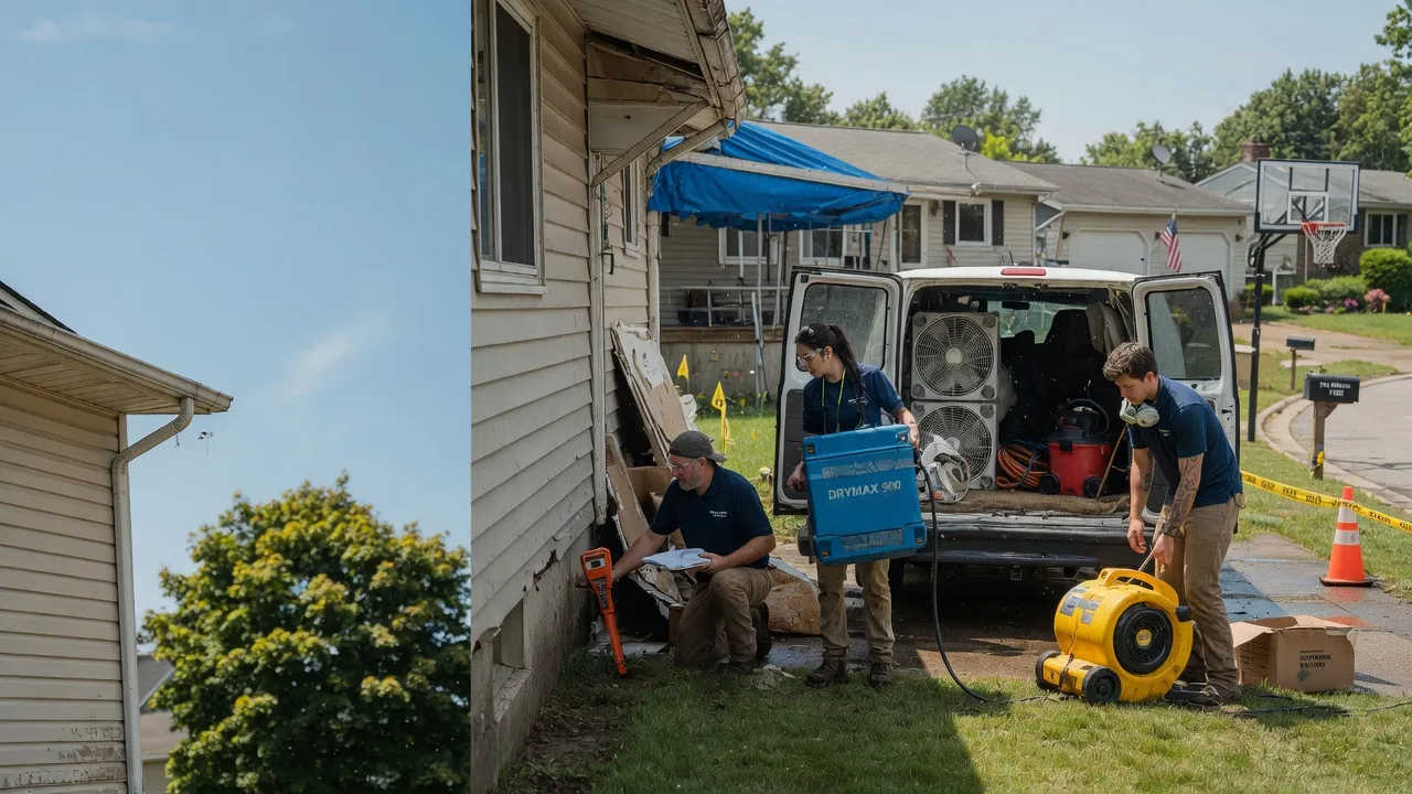 Ceiling Leak Cleanup in Walnut Creek, OH near me