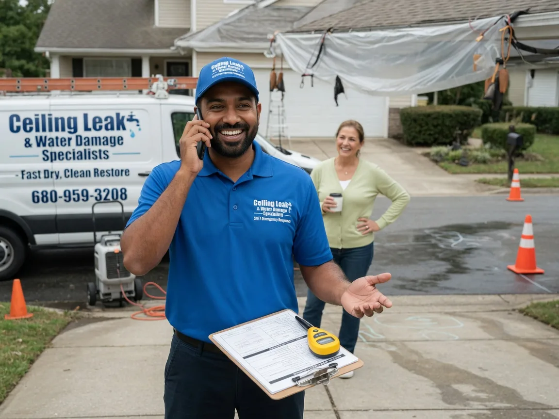 Ceiling Leak Cleanup Walnut Creek, OH FAQs